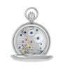 Case Rhodium Plated Dial White Dial Roman