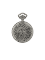 Case Antique Silver Tone Dial White Dial Arabic