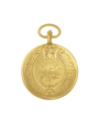Case Gold Plated Dial White Dial Arabic