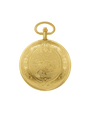 Case Gold Plated Dial White Dial Roman
