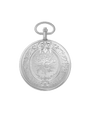 Case Rhodium Plated Dial White Dial Arabic