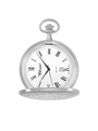 Case Rhodium Plated Dial White Dial Roman