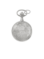 Case Rhodium Plated Dial White Dial Arabic
