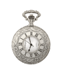 Case Antique Silver Tone Dial White Dial Arabic